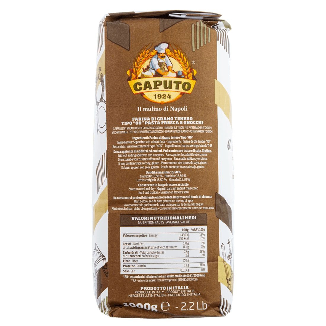Fresh Pasta Flour and Caputo Gnocchi 1 Kg