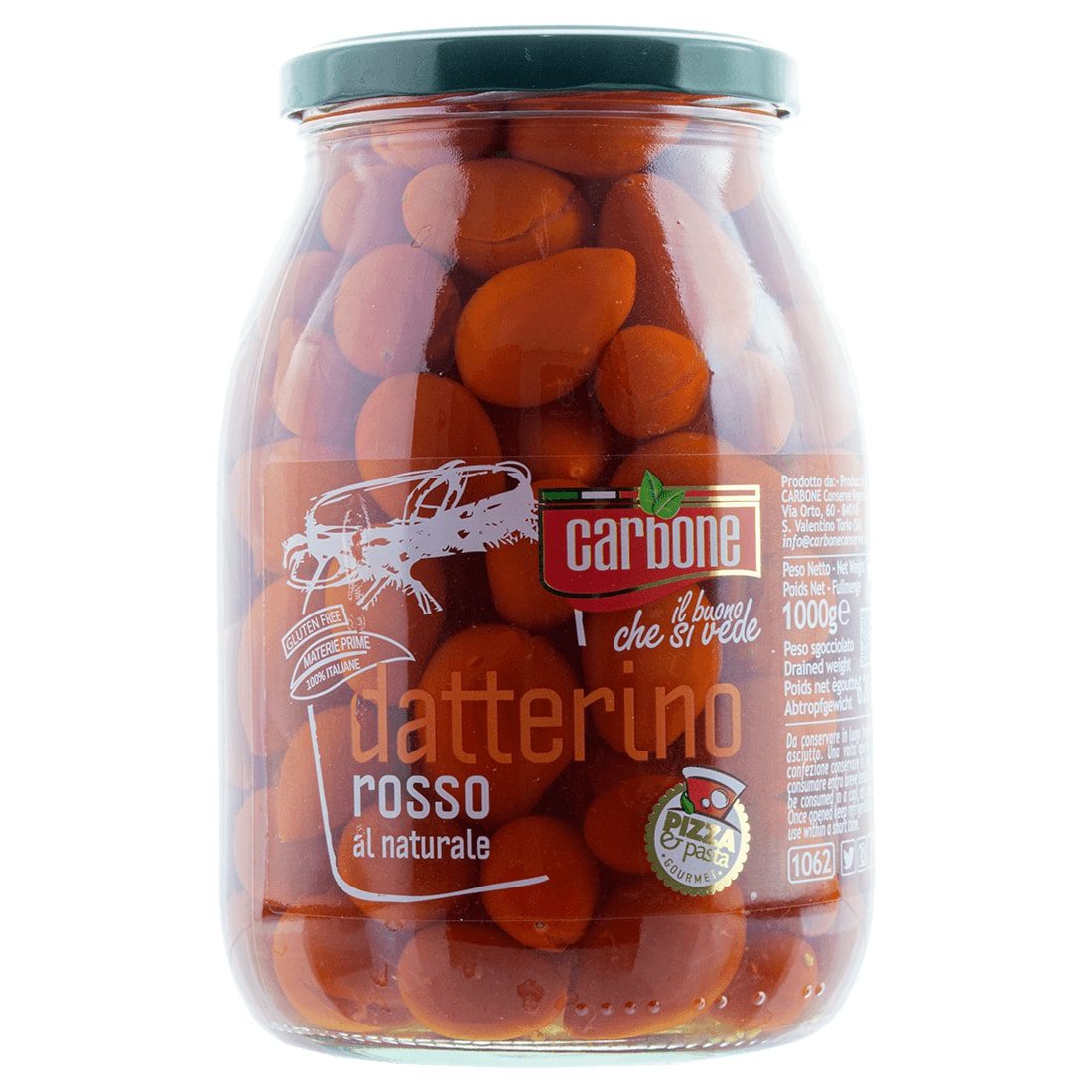 Red Datterino in Natural Charcoal 1 Kg