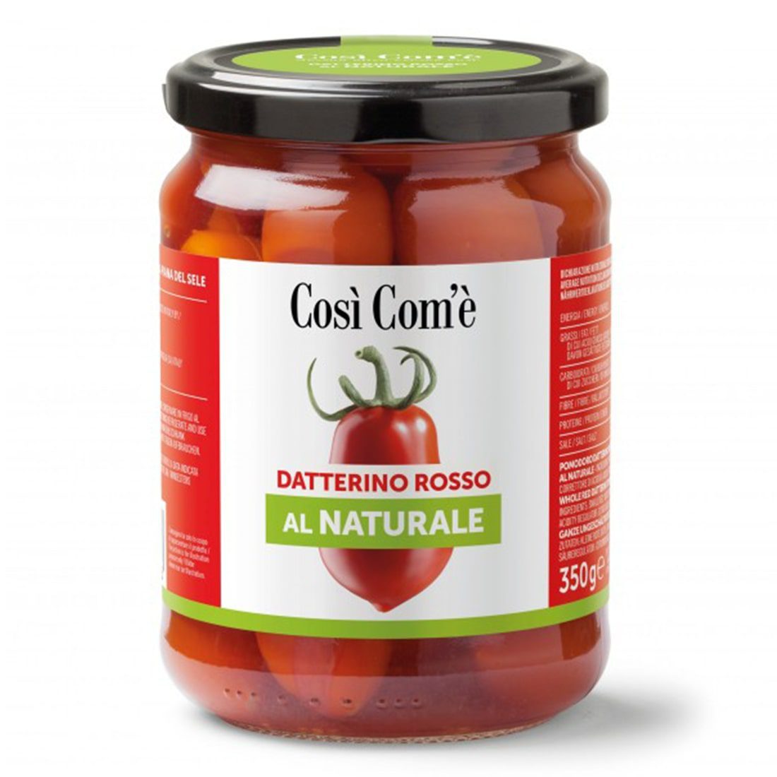 Datterino rouge naturel tel quel 350g