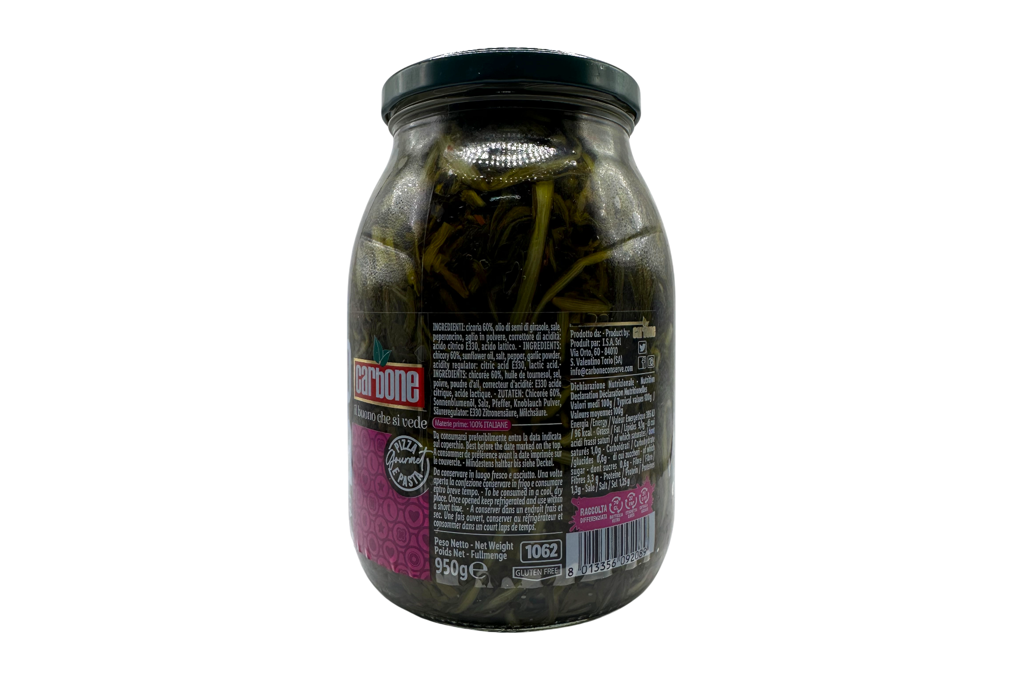Cicoria Stufata in Olio Carbone 1 Kg - Image 3