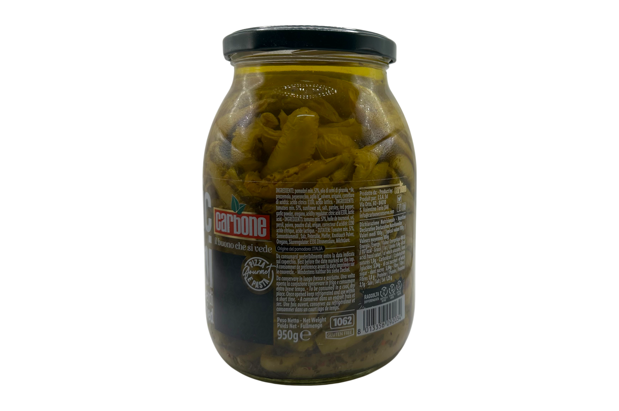 Pomodori Verdi a Spicchi Semidried Carbone 1 Kg - Image 2