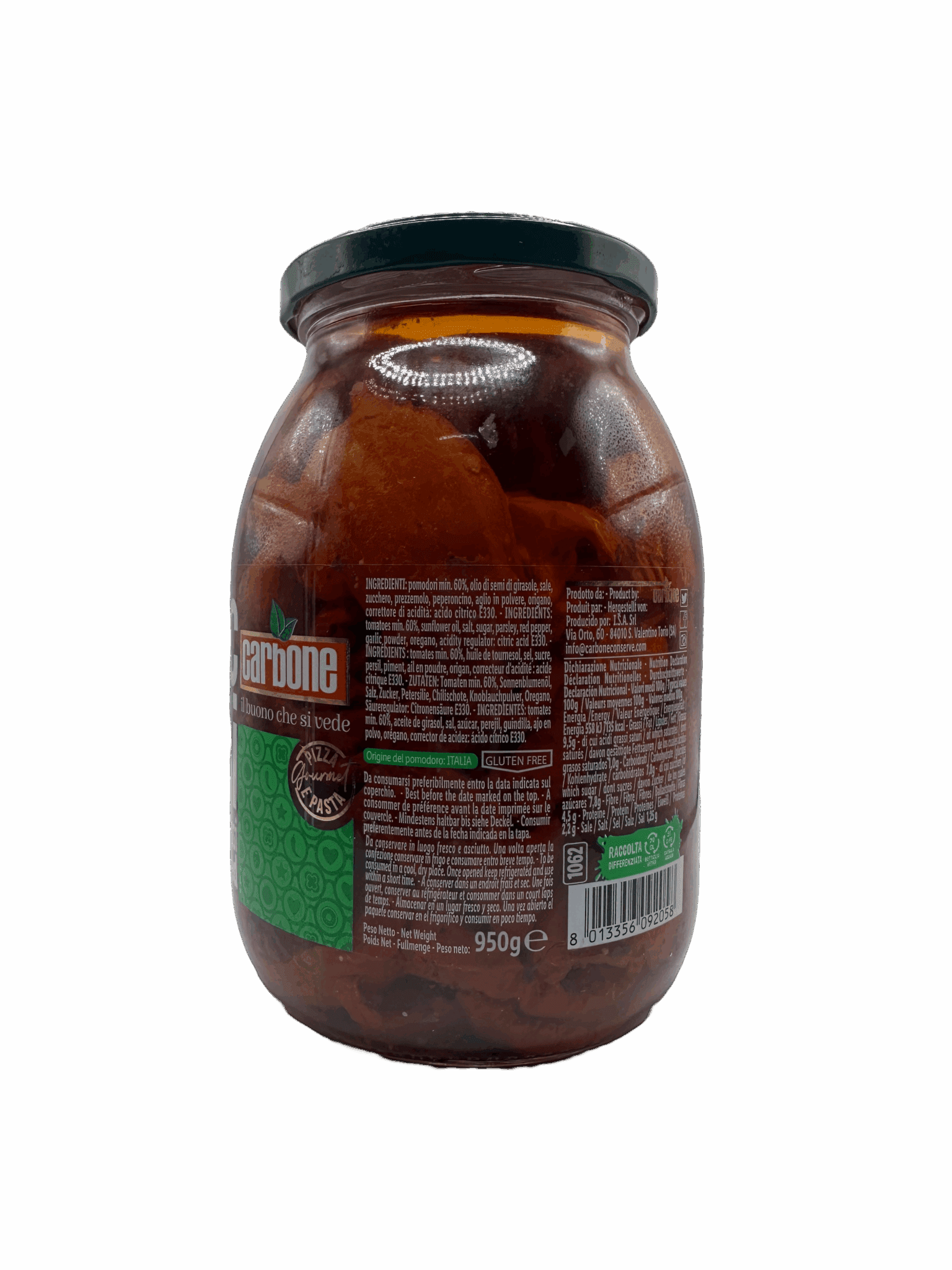 Pomodorini Rossi a Spicchi Semidried Carbone 1 Kg - Image 2