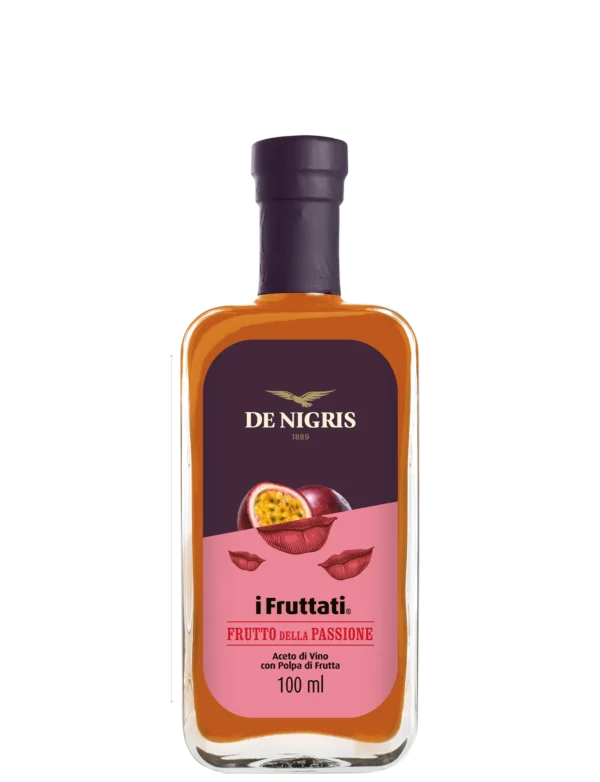 Vinaigrette aux fruits de la passion De Nigris i Fruttati et vinaigre balsamique de Modène IGP
