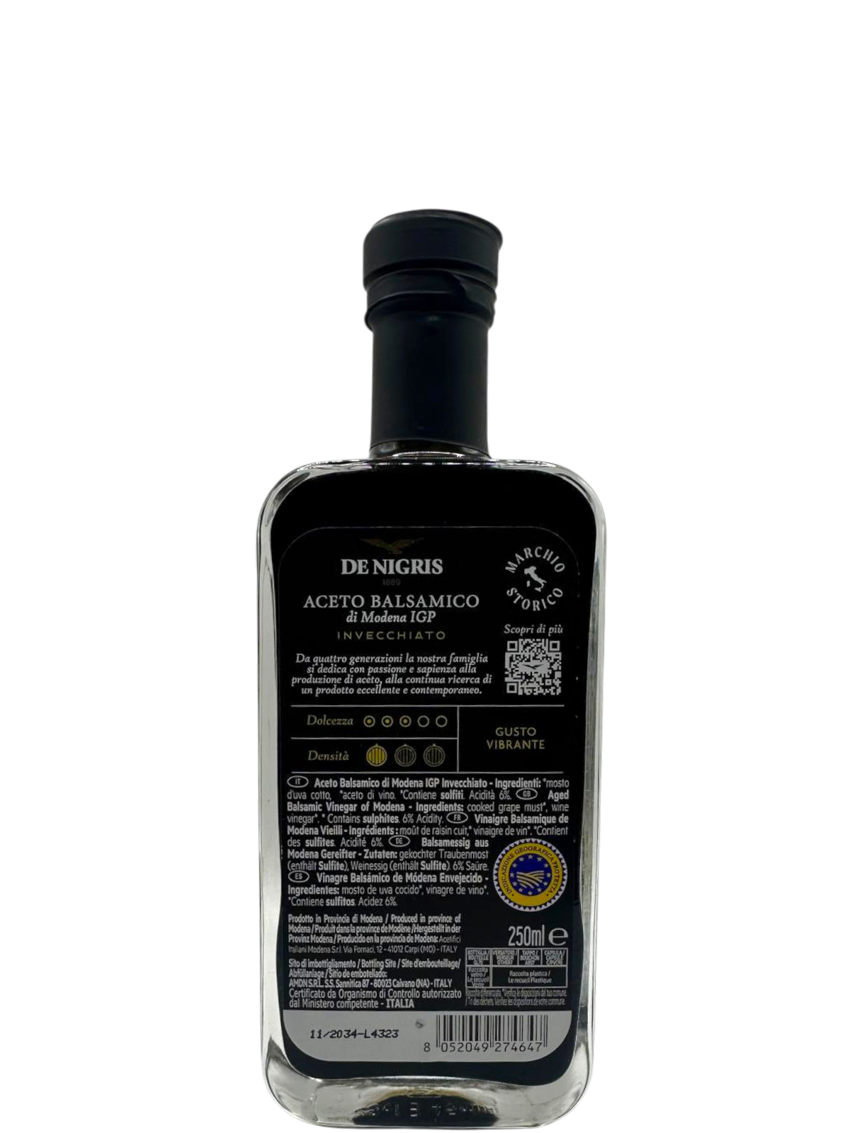 Aceto Balsamico di Modena IGP Invecchiato De Nigris - Image 2