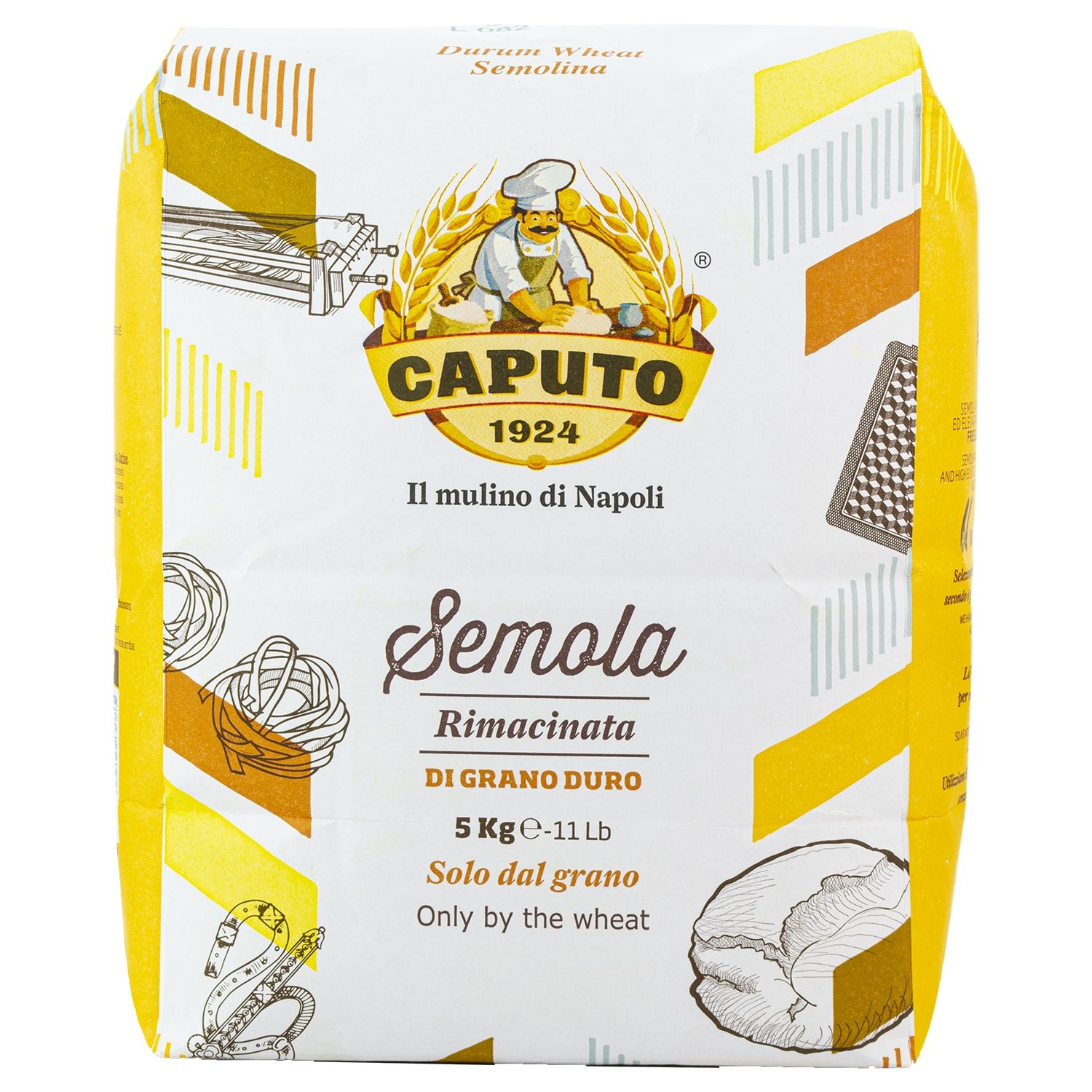 Caputo Durum Wheat Semolina Flour 5 Kg - Our Flavors