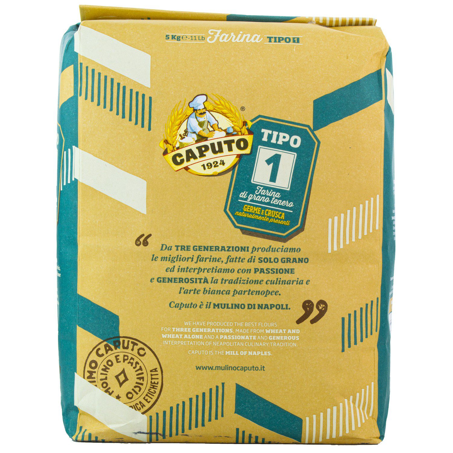 Farina Tipo 1 Caputo 5 Kg - Sapori Nostri