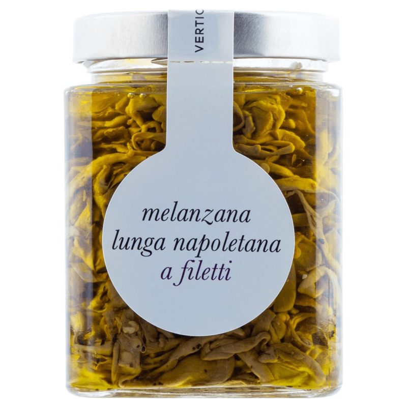 Lange neapolitanische Auberginen mit Verticelli-Filets