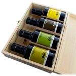 Olio Extravergine Di Oliva Porto di Mola Cassetta Regalo in Legno