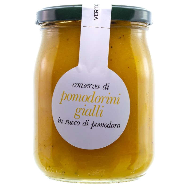Preserves of Yellow Cherry Tomatoes in Verticelli Tomato Sauce 500g
