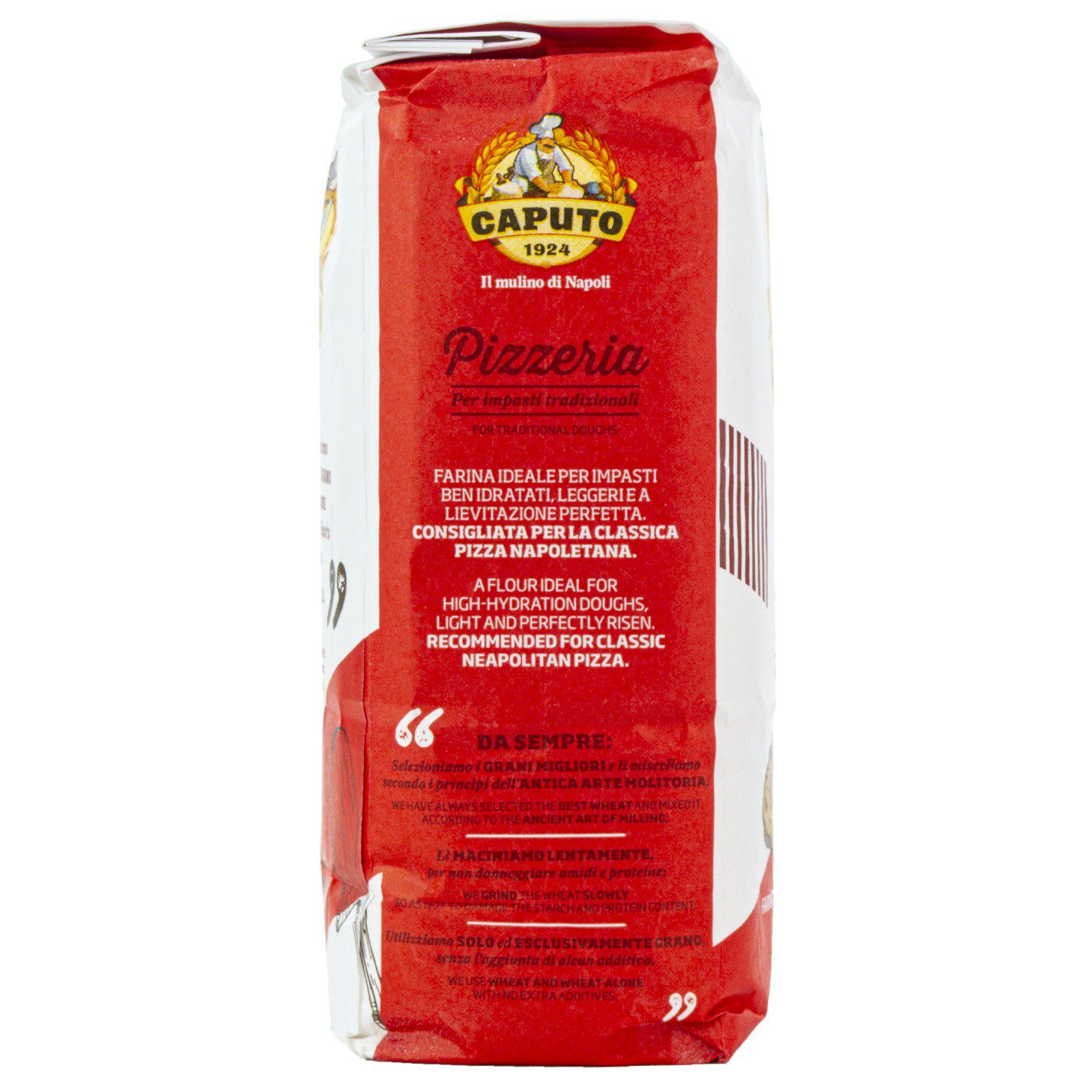 Colichef Farine Caputo Pizzeria Type 00/2 Kilos (pack 2 x 1 Kg) - La farine  pizza N°1 en Italie, Brute : : Epicerie