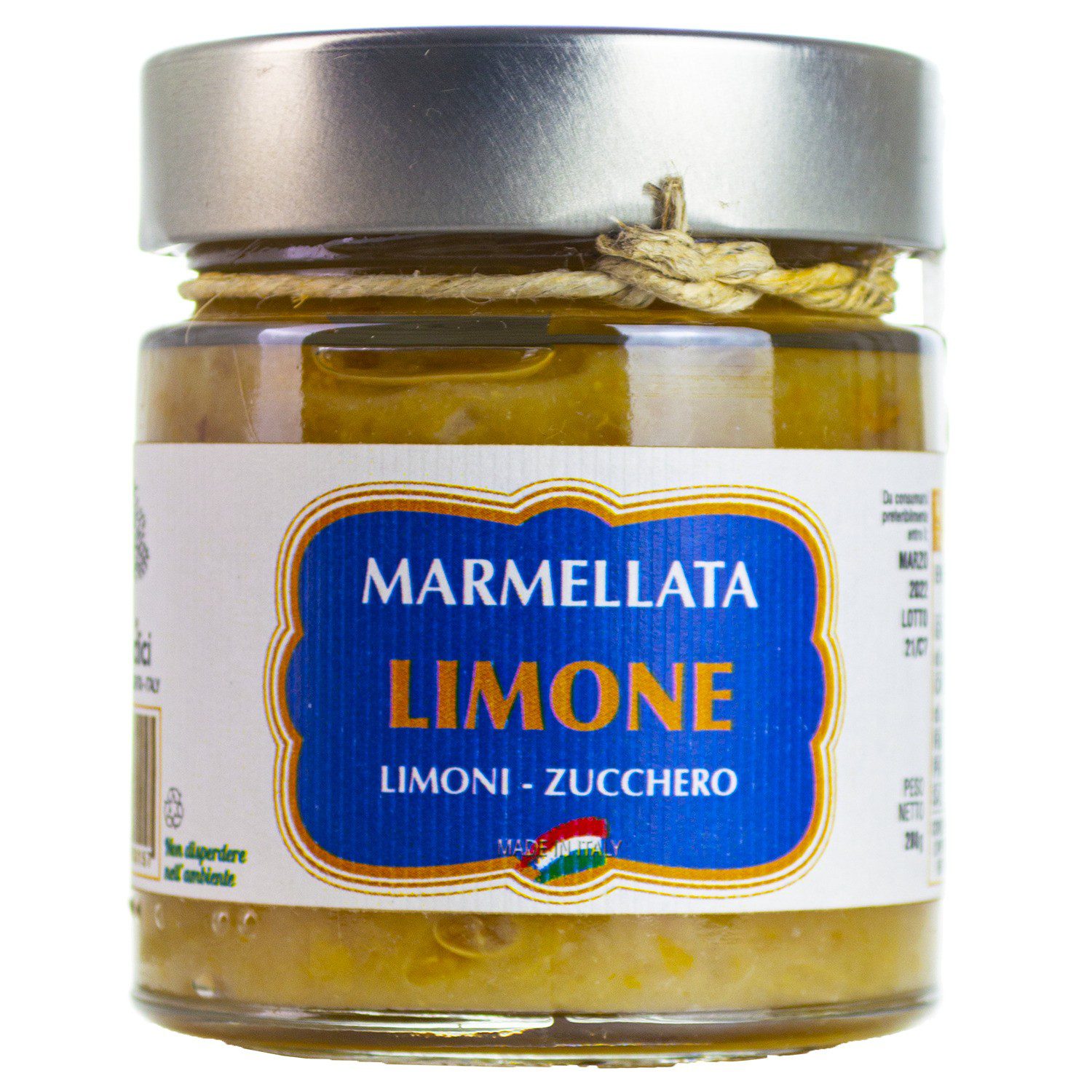 Confiture de citron sicilien 210 gr Antica Sicilia